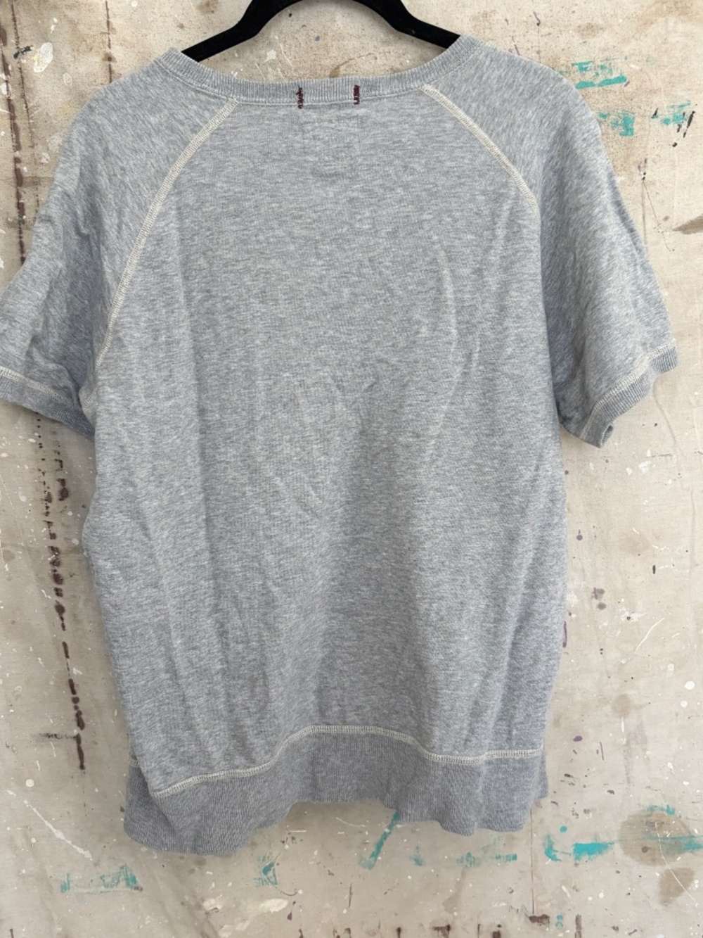 Todd Snyder x Champion Heavyweight Short Sleeve Sweatshirt in Gray - Picture 4 of 5
